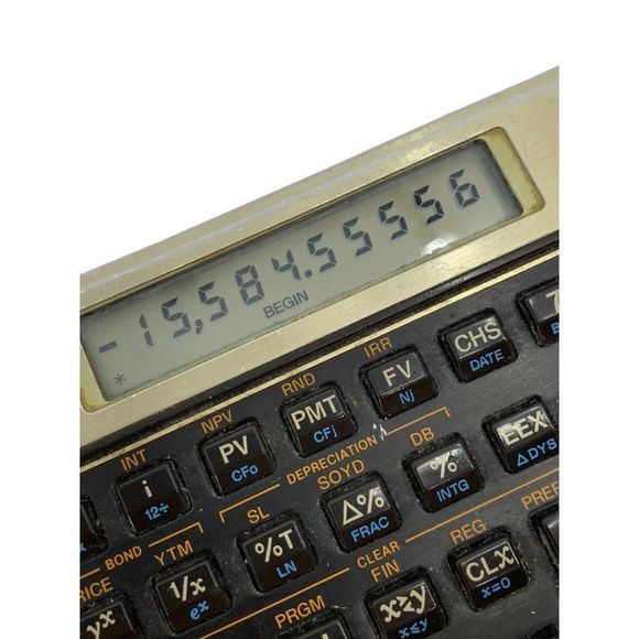 USA Made Hewlett Packard HP 12C Financial Business Programmable Calculator 1988 - Picture 15 of 15
